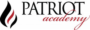 The logo for Patriot Academy.